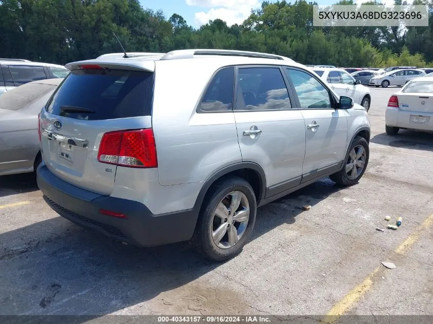 2013 Kia Sorento Ex VIN: 5XYKU3A68DG323696 Lot: 40343157