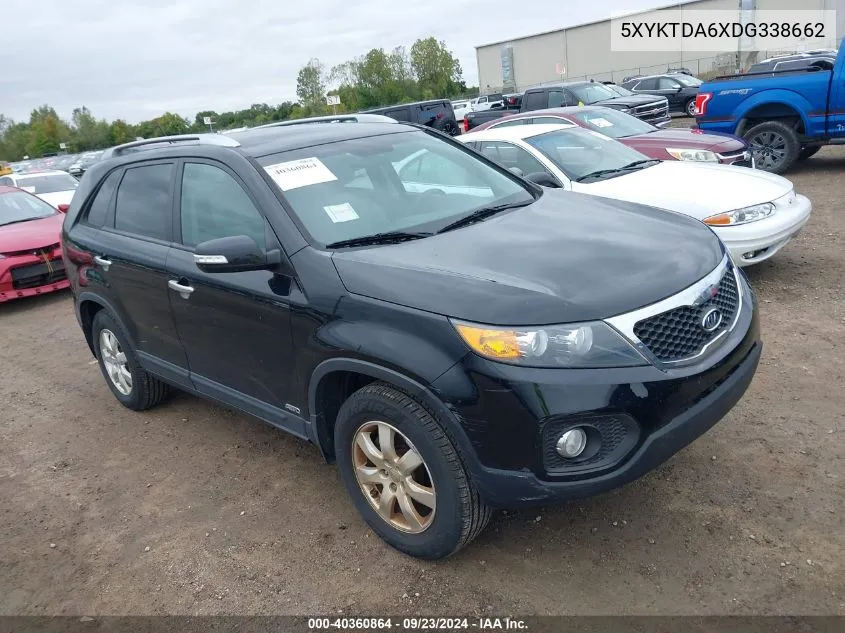 2013 Kia Sorento Lx VIN: 5XYKTDA6XDG338662 Lot: 40360864