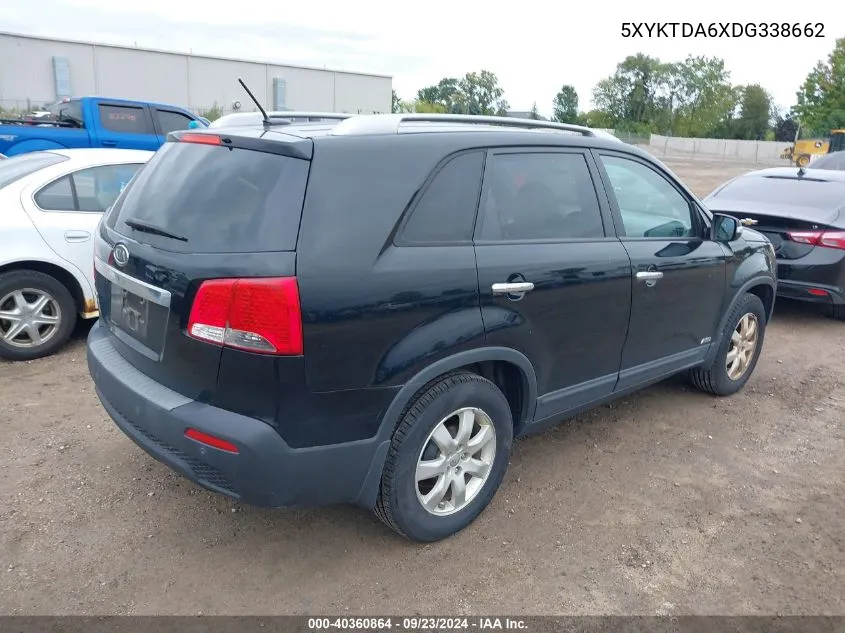 5XYKTDA6XDG338662 2013 Kia Sorento Lx