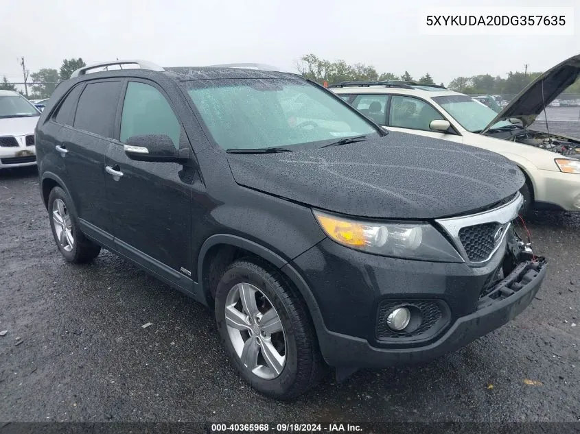 2013 Kia Sorento Ex V6 VIN: 5XYKUDA20DG357635 Lot: 40365968