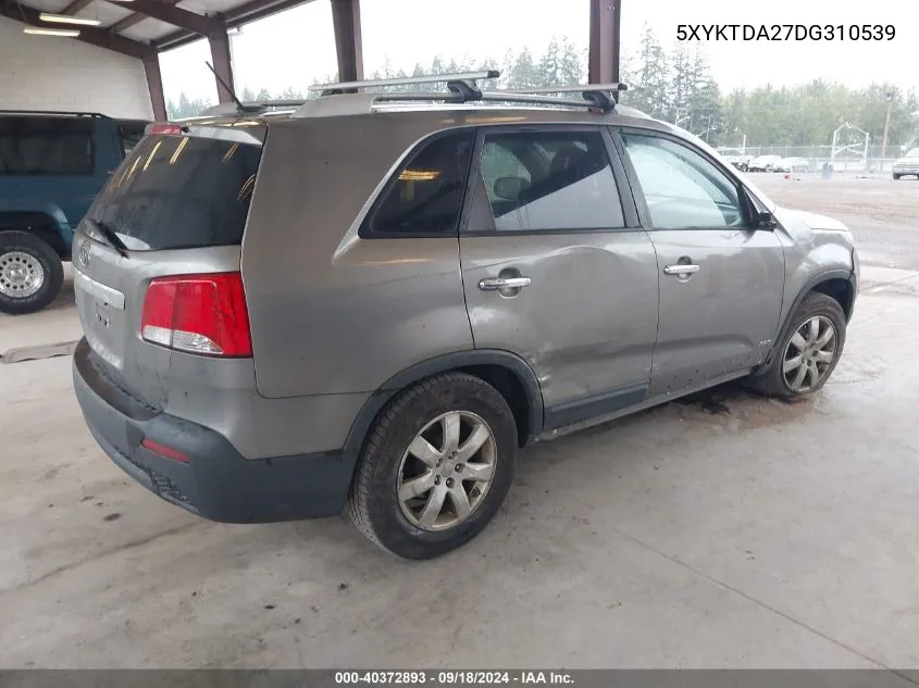 5XYKTDA27DG310539 2013 Kia Sorento Lx V6