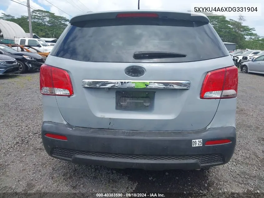 2013 Kia Sorento Ex VIN: 5XYKU4A6XDG331904 Lot: 40383590