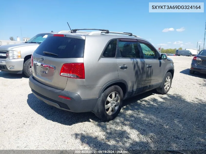 2013 Kia Sorento Lx VIN: 5XYKT3A69DG324164 Lot: 40383873