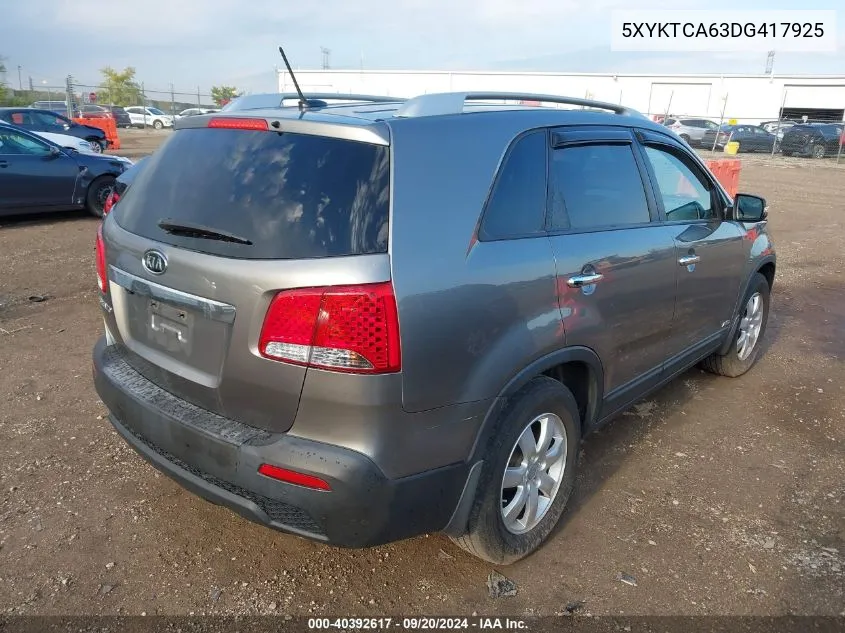 5XYKTCA63DG417925 2013 Kia Sorento Lx