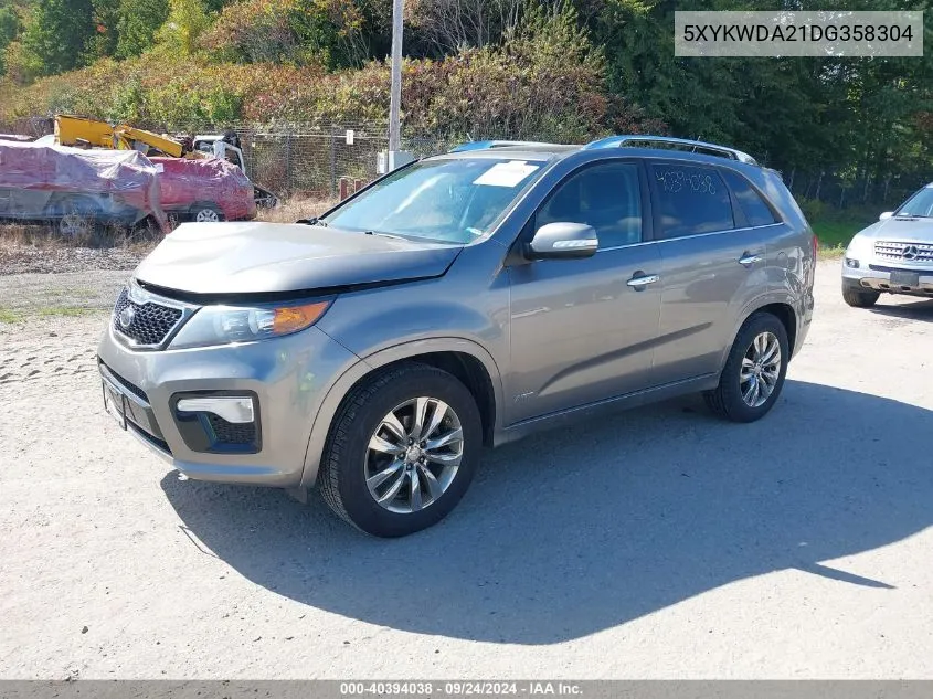 5XYKWDA21DG358304 2013 Kia Sorento Sx V6