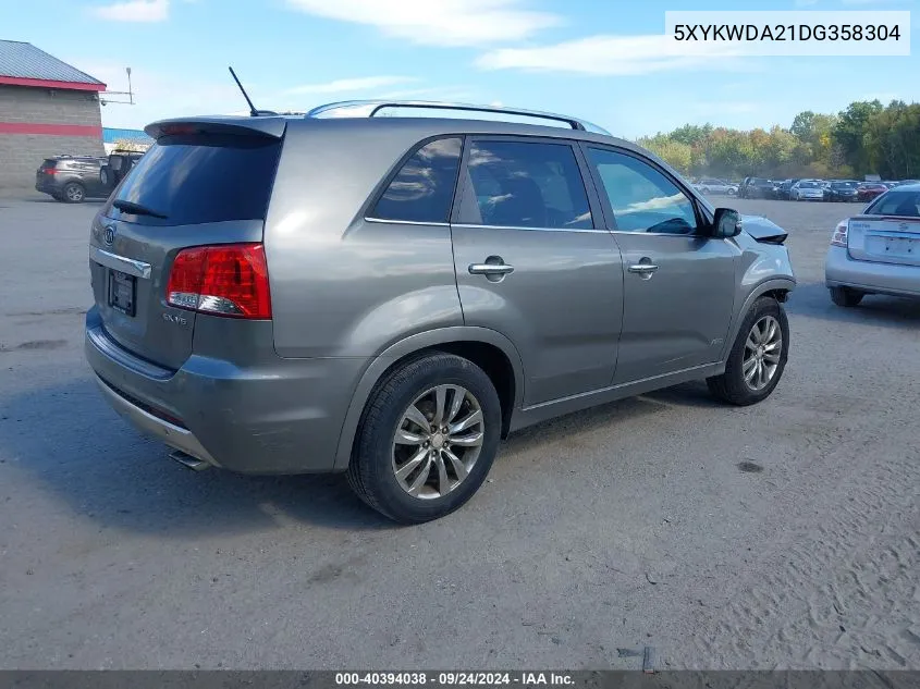 5XYKWDA21DG358304 2013 Kia Sorento Sx V6