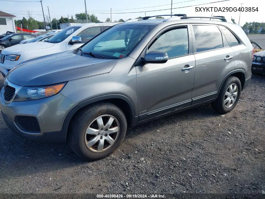 5XYKTDA29DG403854 2013 Kia Sorento Lx V6