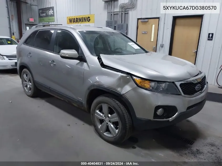 2013 Kia Sorento Ex VIN: 5XYKUCA67DG380570 Lot: 40404831