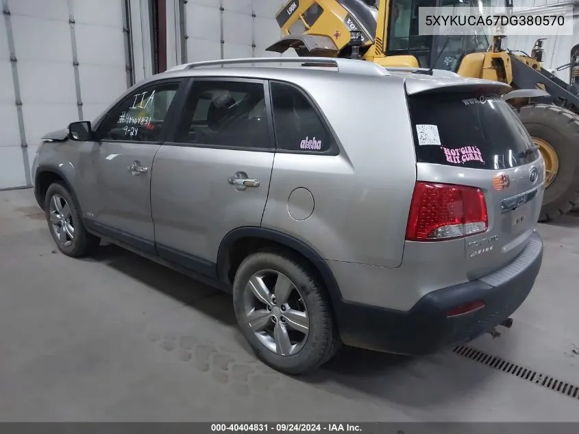 5XYKUCA67DG380570 2013 Kia Sorento Ex