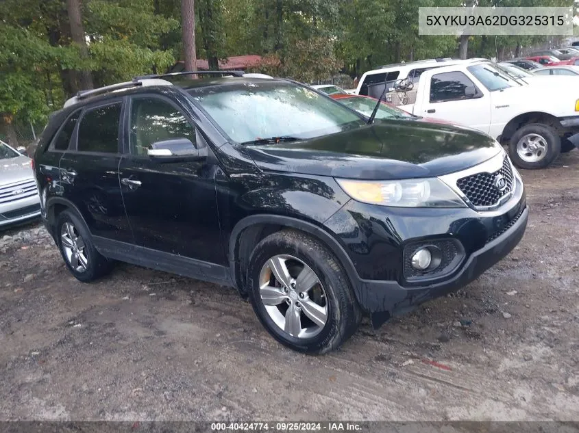 2013 Kia Sorento Ex VIN: 5XYKU3A62DG325315 Lot: 40424774