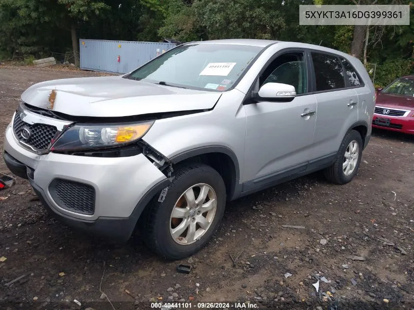 5XYKT3A16DG399361 2013 Kia Sorento Lx