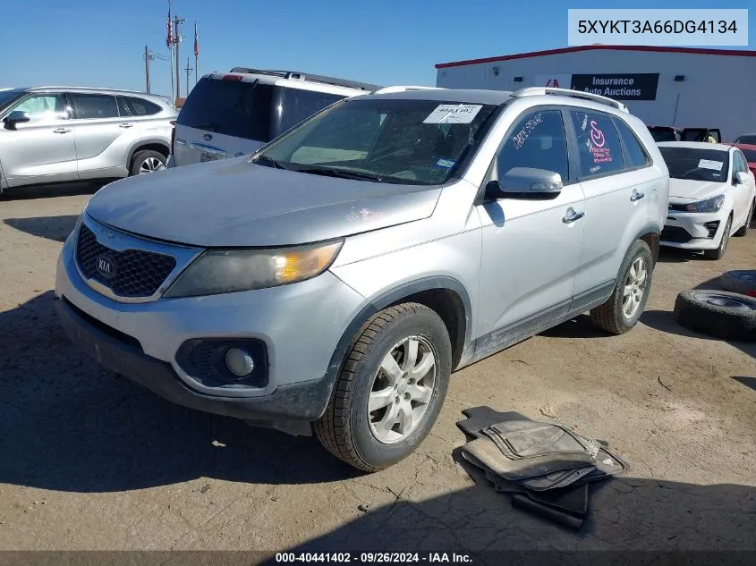 2013 Kia Sorento Lx VIN: 5XYKT3A66DG4134 Lot: 40441402