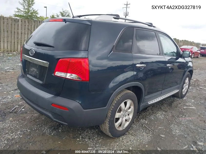 5XYKT4A2XDG327819 2013 Kia Sorento Lx V6