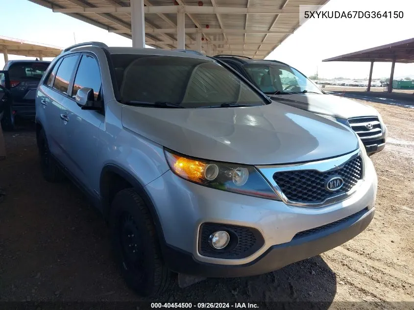 2013 Kia Sorento Ex VIN: 5XYKUDA67DG364150 Lot: 40454500