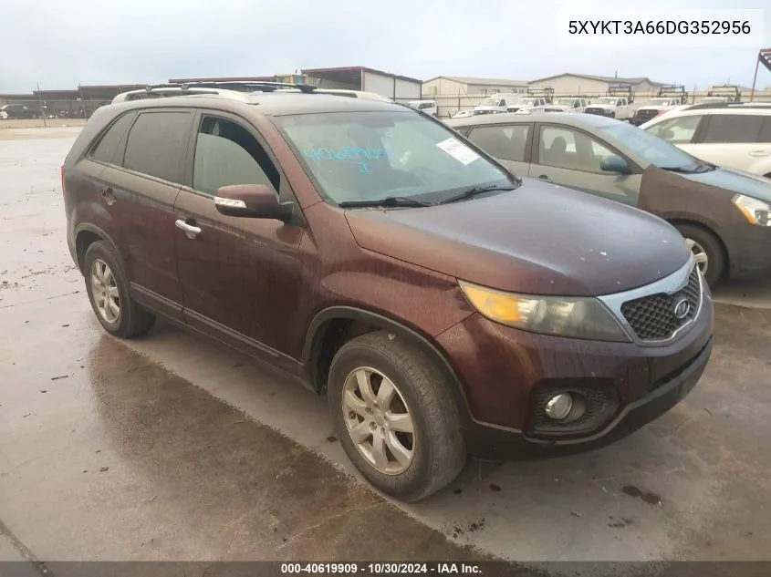 5XYKT3A66DG352956 2013 Kia Sorento Lx