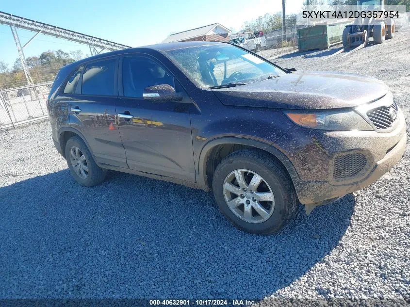 5XYKT4A12DG357954 2013 Kia Sorento Lx