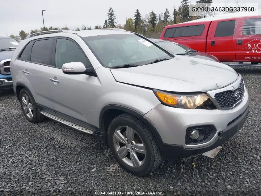 2013 Kia Sorento Ex VIN: 5XYKU3A63DG337960 Lot: 40643109