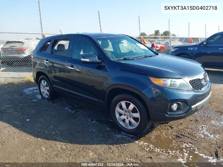 5XYKT3A15DG402718 2013 Kia Sorento Lx