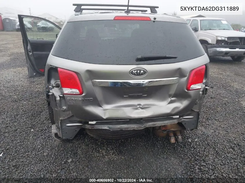 2013 Kia Sorento Lx VIN: 5XYKTDA62DG311889 Lot: 40656902