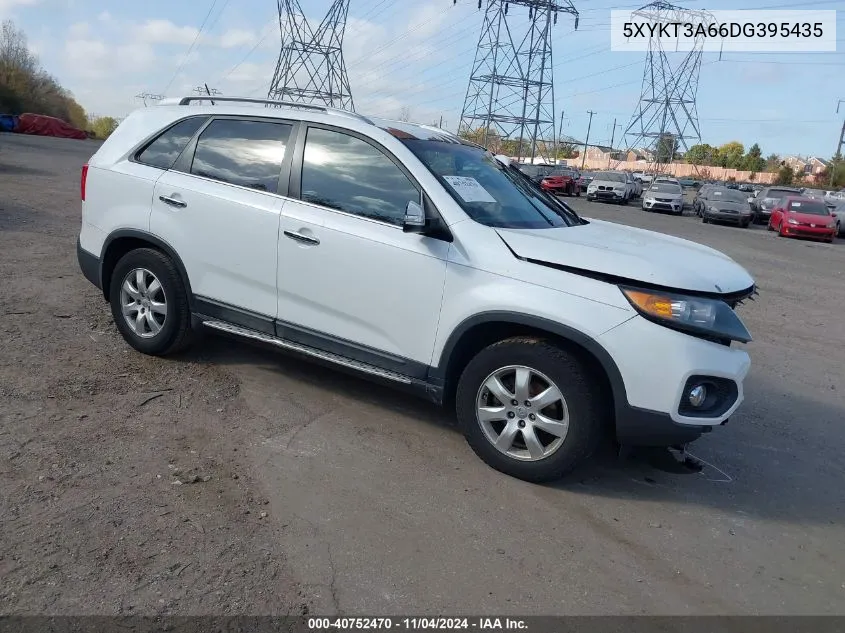 2013 Kia Sorento Lx VIN: 5XYKT3A66DG395435 Lot: 40752470