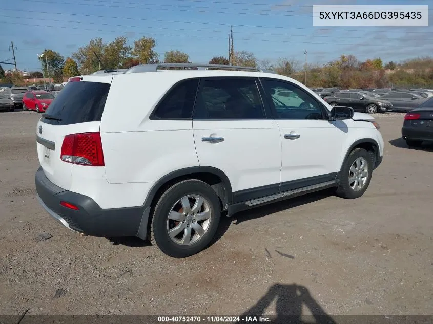 2013 Kia Sorento Lx VIN: 5XYKT3A66DG395435 Lot: 40752470