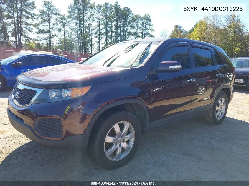 2013 Kia Sorento Lx VIN: 5XYKT4A10DG313225 Lot: 40844242