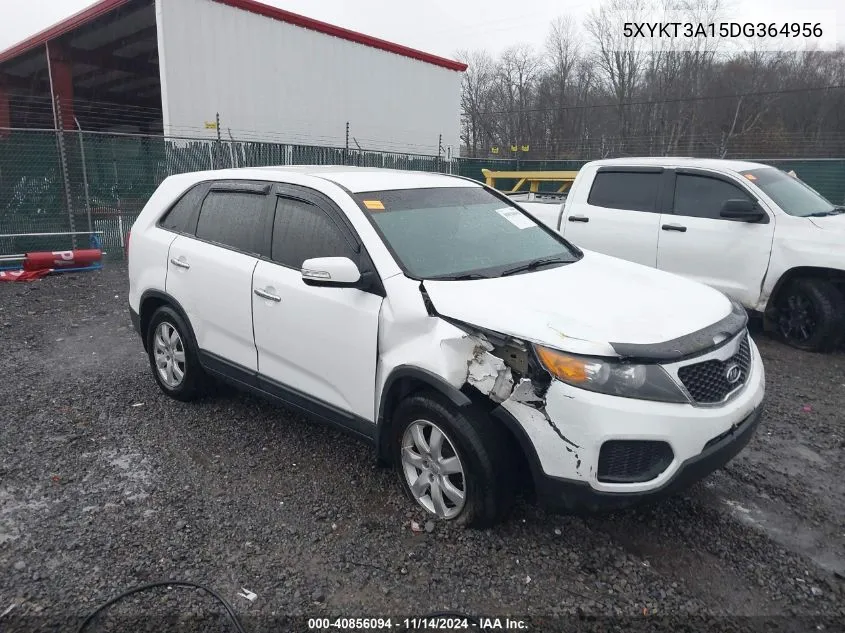 2013 Kia Sorento Lx VIN: 5XYKT3A15DG364956 Lot: 40856094