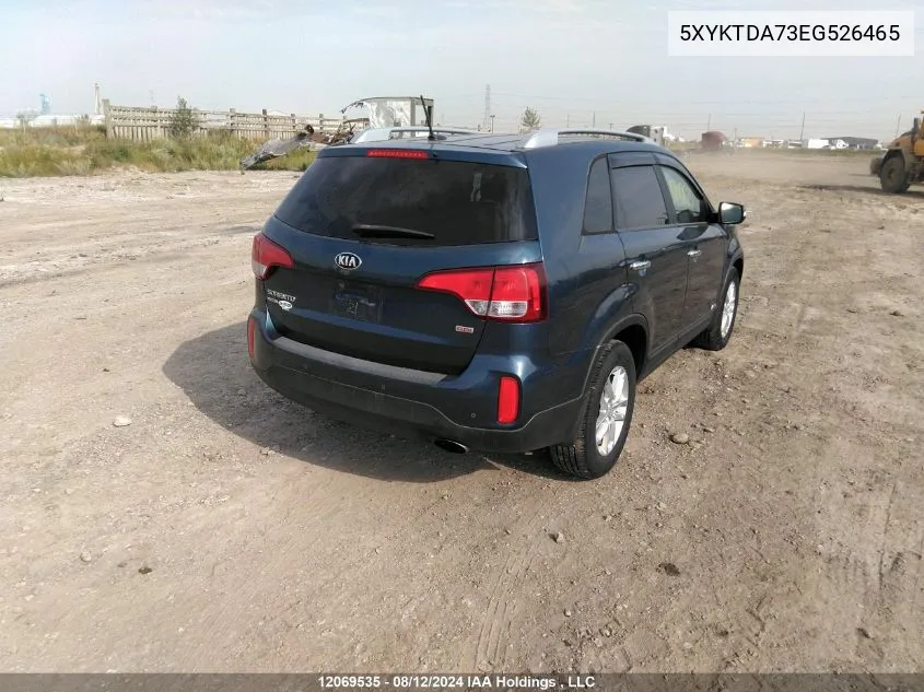 5XYKTDA73EG526465 2014 Kia Sorento