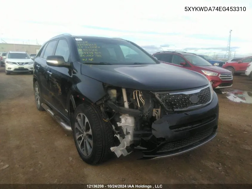 2014 Kia Sorento VIN: 5XYKWDA74EG453310 Lot: 12136208