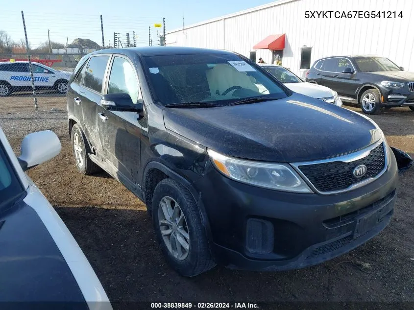 2014 Kia Sorento Lx VIN: 5XYKTCA67EG541214 Lot: 38839849