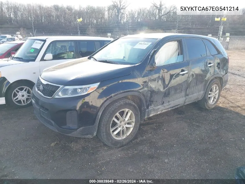 5XYKTCA67EG541214 2014 Kia Sorento Lx