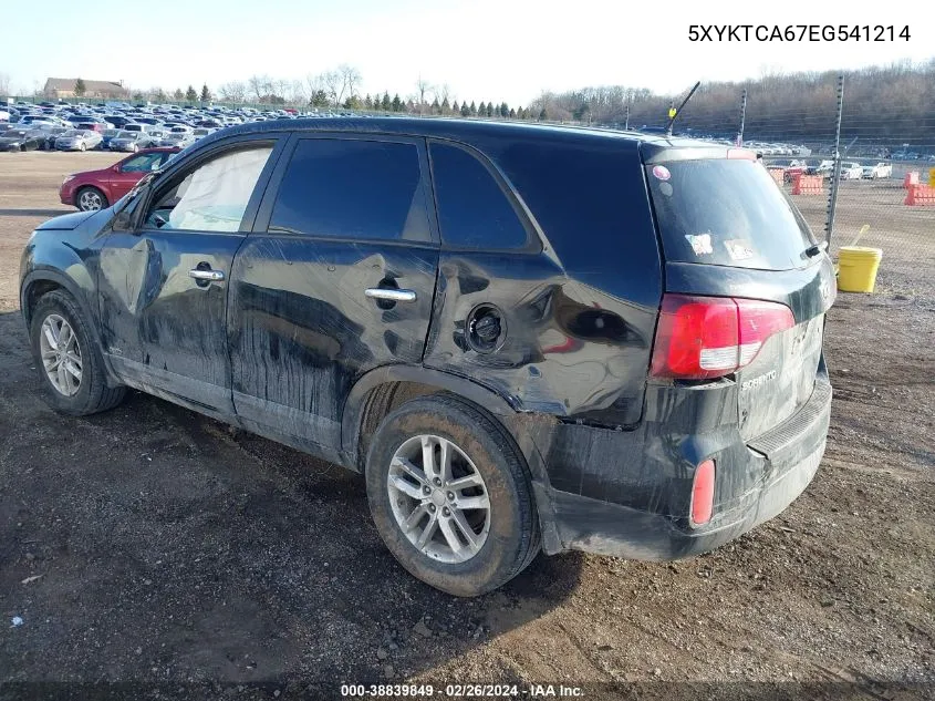 5XYKTCA67EG541214 2014 Kia Sorento Lx