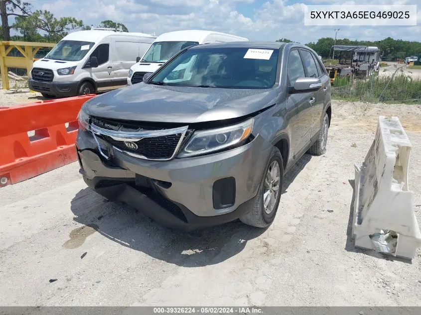 2014 Kia Sorento Lx VIN: 5XYKT3A65EG469025 Lot: 39326224