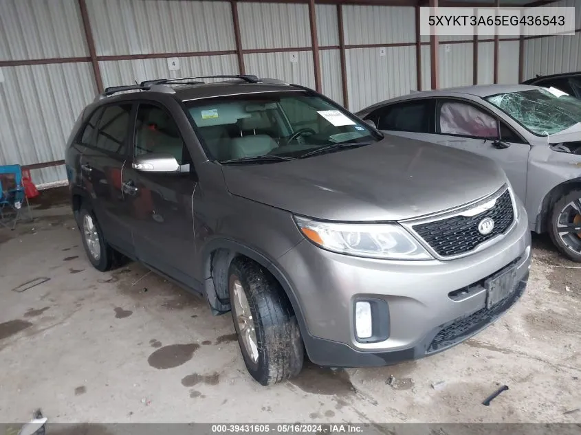 5XYKT3A65EG436543 2014 Kia Sorento Lx