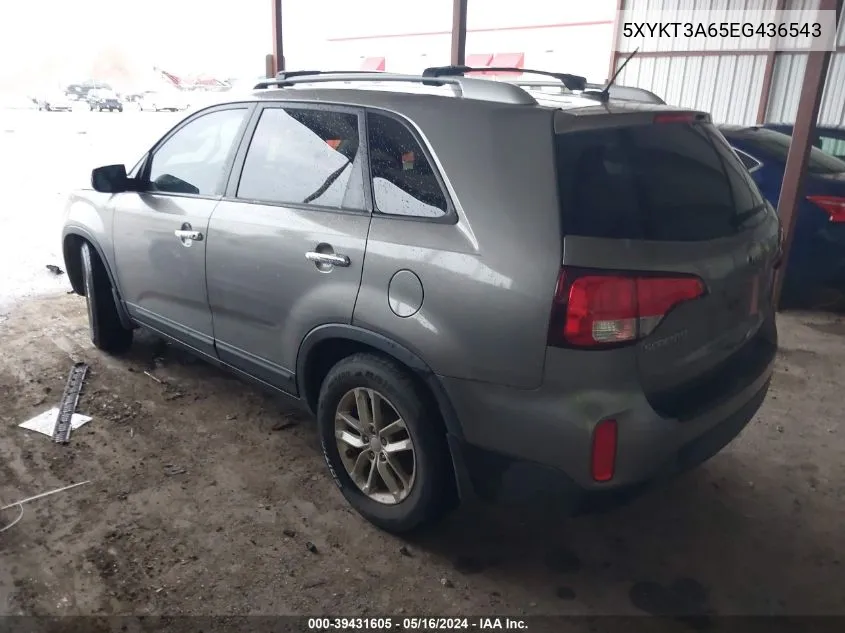 5XYKT3A65EG436543 2014 Kia Sorento Lx