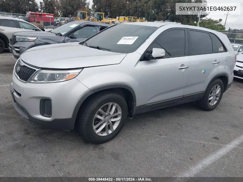 2014 Kia Sorento Lx VIN: 5XYKT3A61EG462637 Lot: 39448422