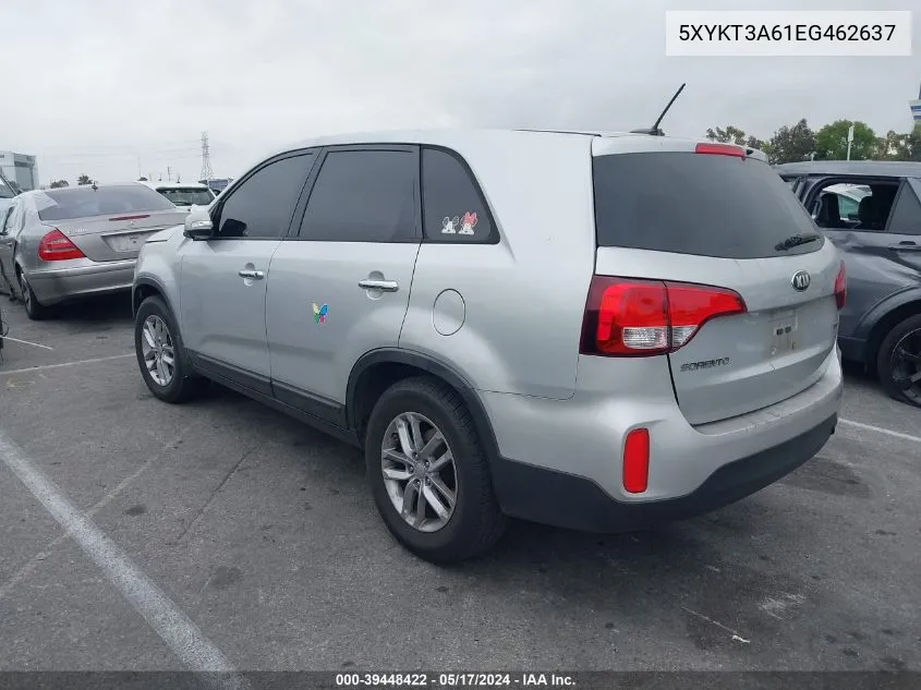 5XYKT3A61EG462637 2014 Kia Sorento Lx