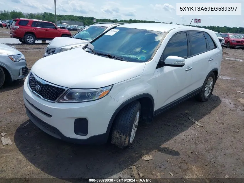 2014 Kia Sorento Lx VIN: 5XYKT3A69EG539397 Lot: 39879930