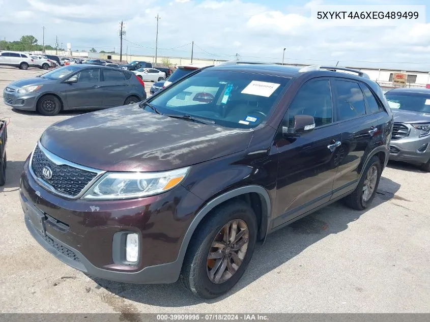 5XYKT4A6XEG489499 2014 Kia Sorento Lx