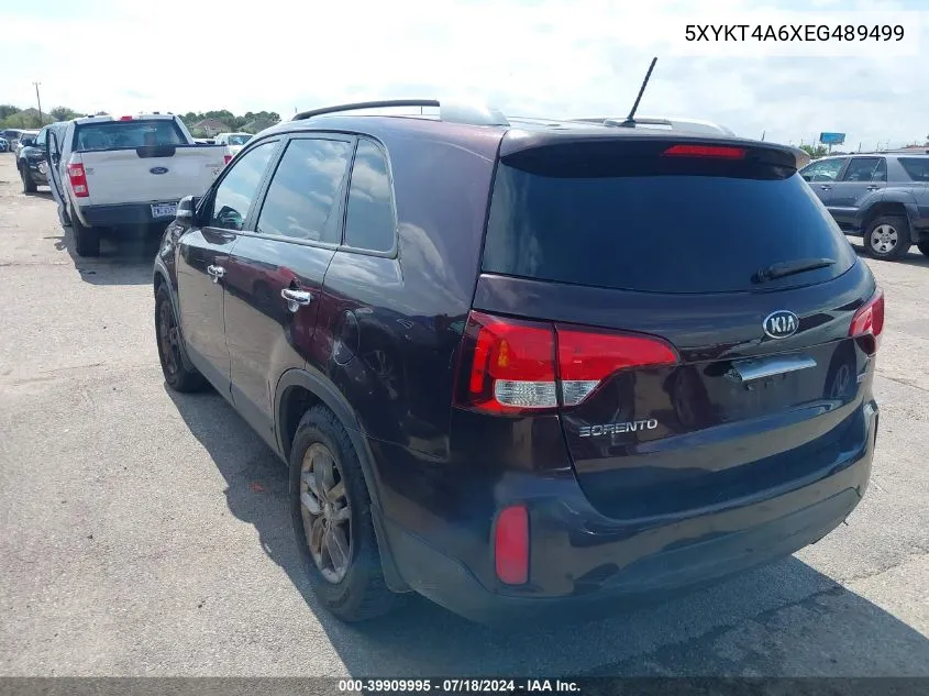 5XYKT4A6XEG489499 2014 Kia Sorento Lx