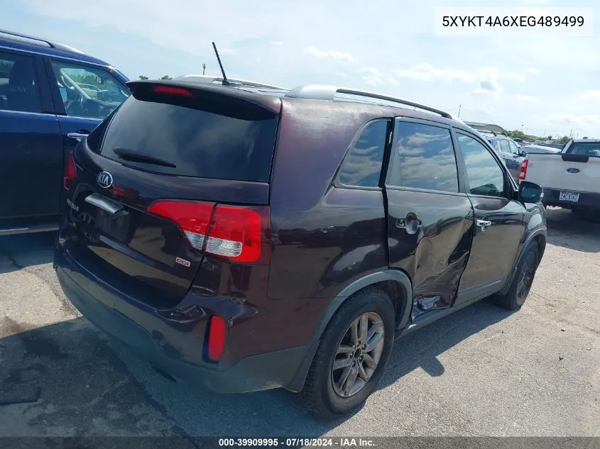 5XYKT4A6XEG489499 2014 Kia Sorento Lx