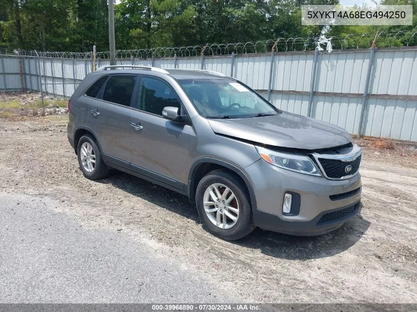 5XYKT4A68EG494250 2014 Kia Sorento Lx