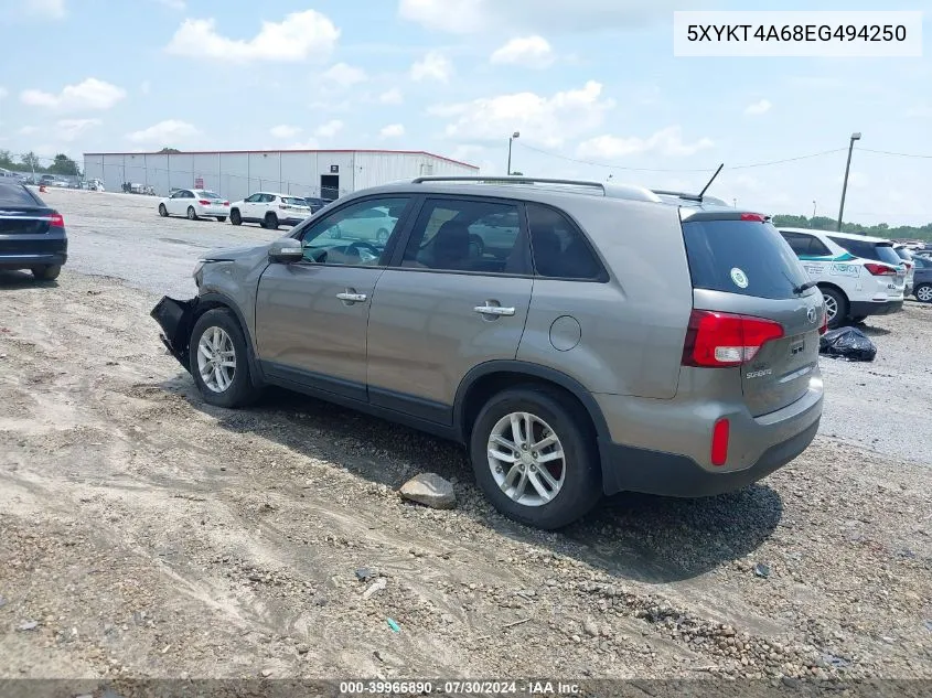 5XYKT4A68EG494250 2014 Kia Sorento Lx