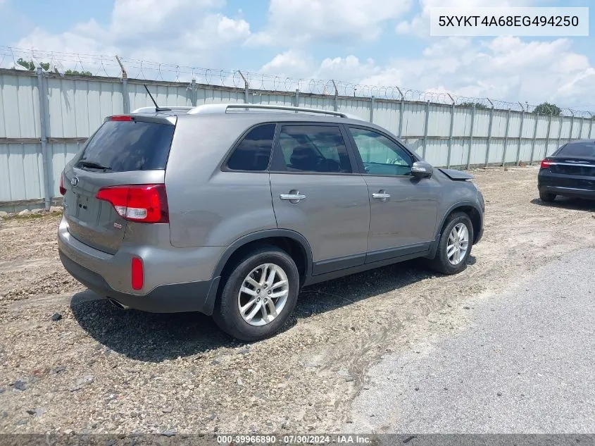 5XYKT4A68EG494250 2014 Kia Sorento Lx