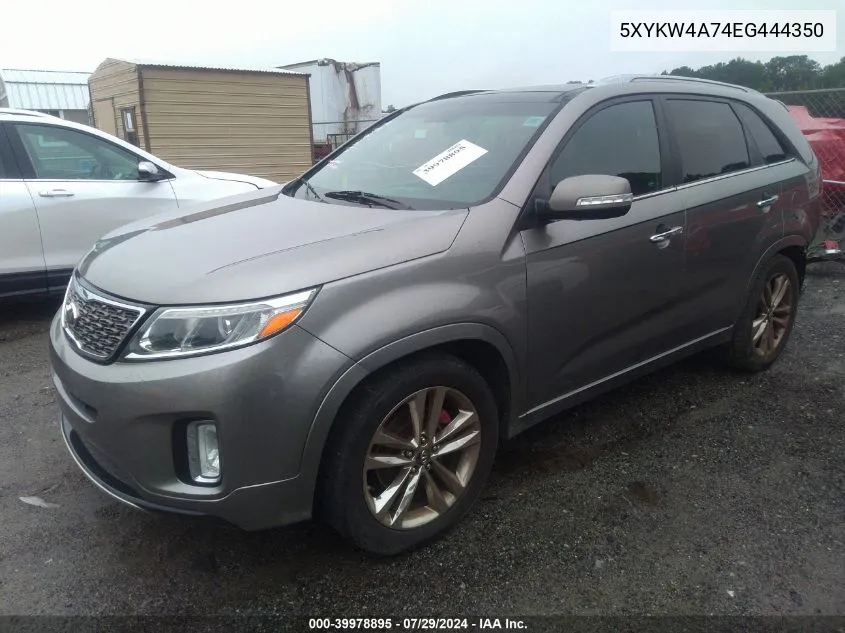 5XYKW4A74EG444350 2014 Kia Sorento Sx/Sx Limited