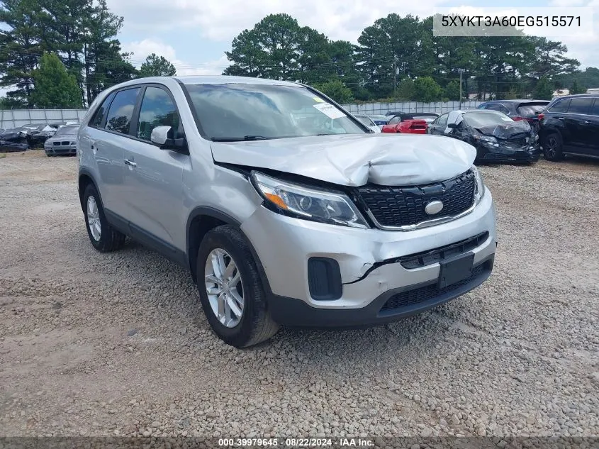 5XYKT3A60EG515571 2014 Kia Sorento Lx