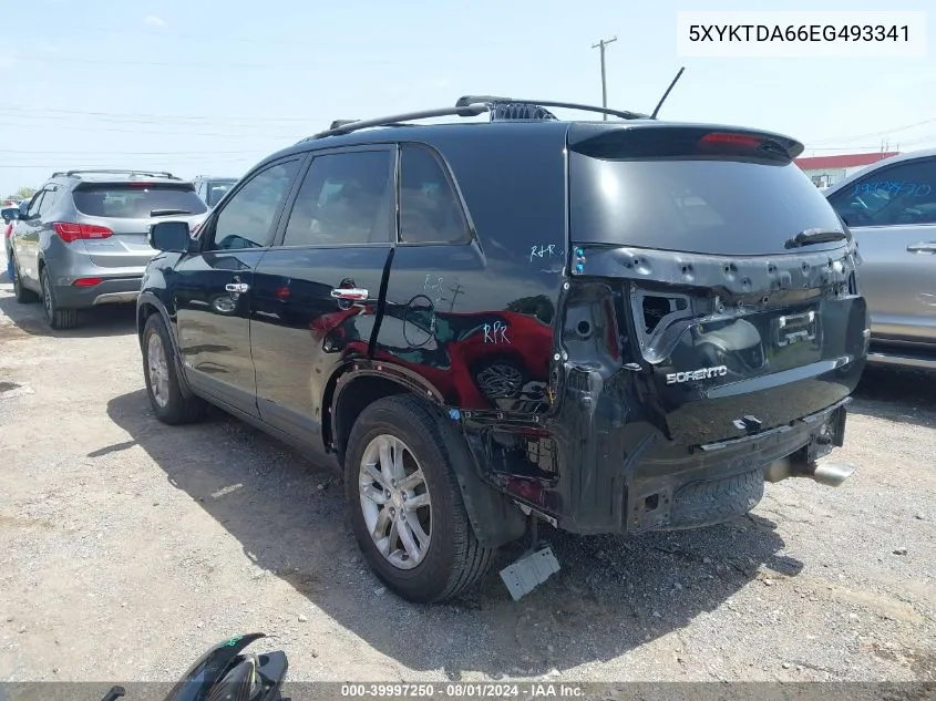 2014 Kia Sorento Lx VIN: 5XYKTDA66EG493341 Lot: 39997250