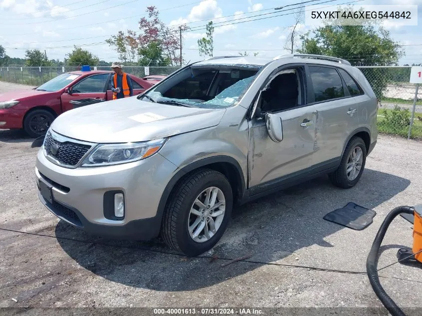 5XYKT4A6XEG544842 2014 Kia Sorento Lx