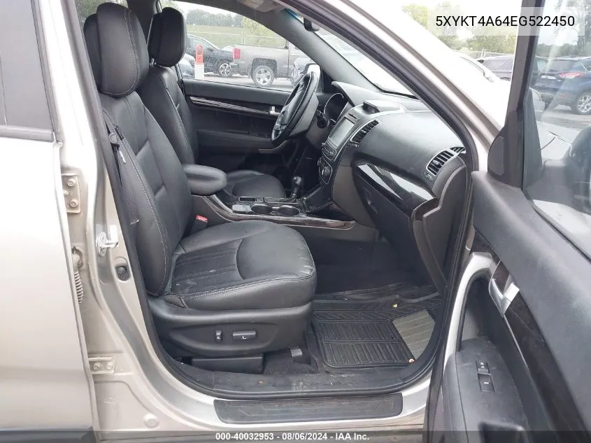 5XYKT4A64EG522450 2014 Kia Sorento Lx