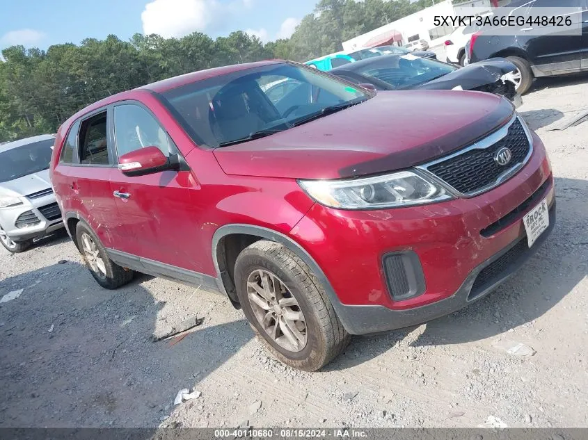 5XYKT3A66EG448426 2014 Kia Sorento Lx